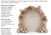 Stunning Custom Balloon Arches & Luxury Event Decor