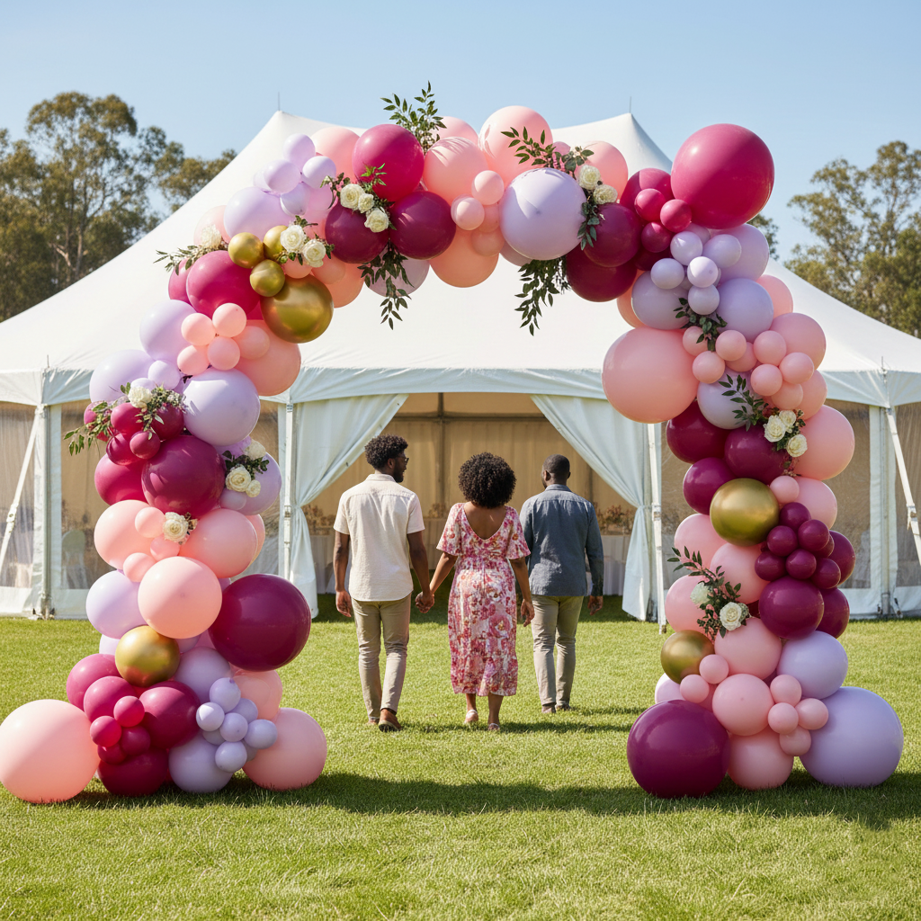 Stunning Custom Balloon Arches & Luxury Event Decor